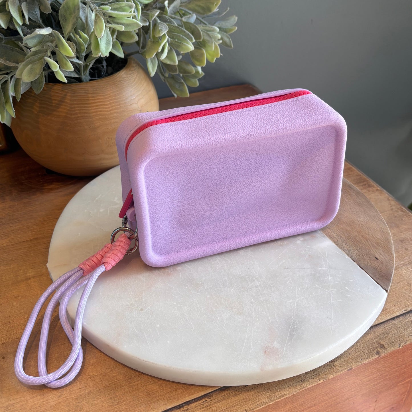 Silicone Cosmetic Pouch - Purple