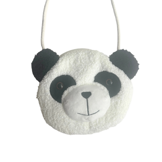 Plush Crossbody Bag - Panda