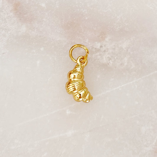 Croissant Charm - Gold