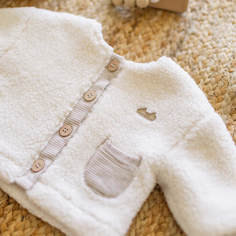 Baby Sherpa Jacket - Cream