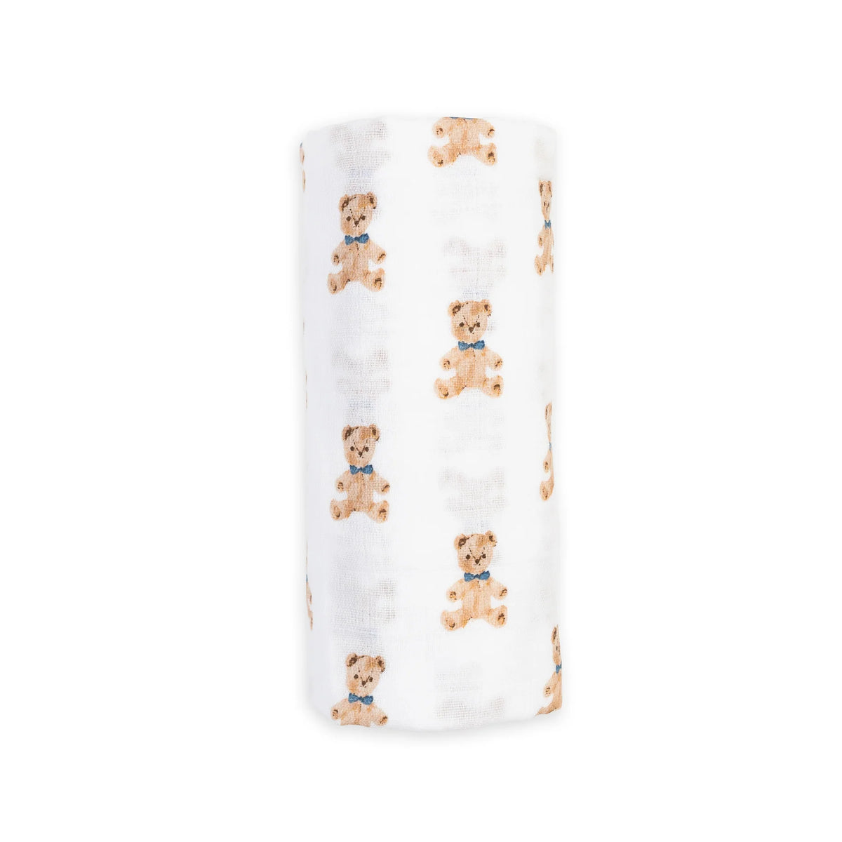 Cotton Muslin Swaddle - Vintage Bear