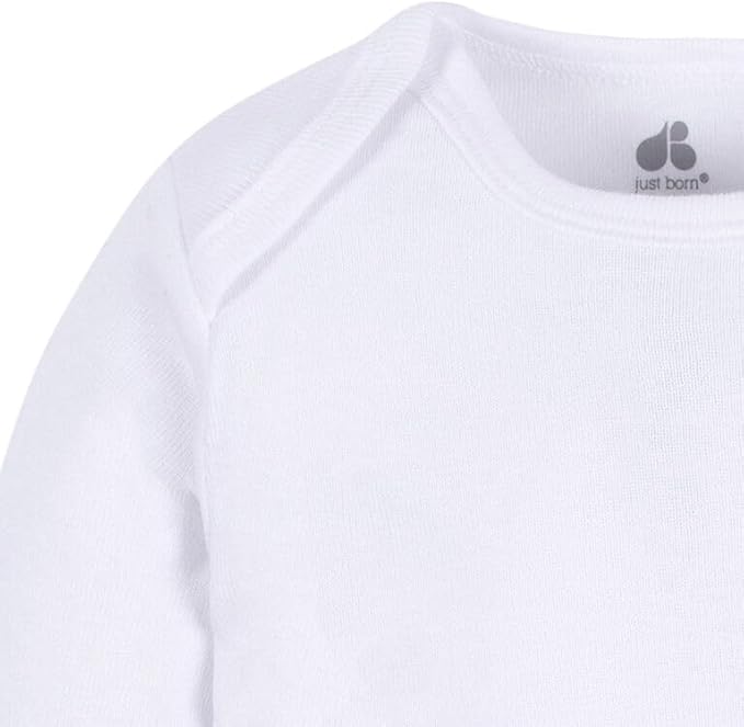 Long Sleeve Onesie Bodysuit - White