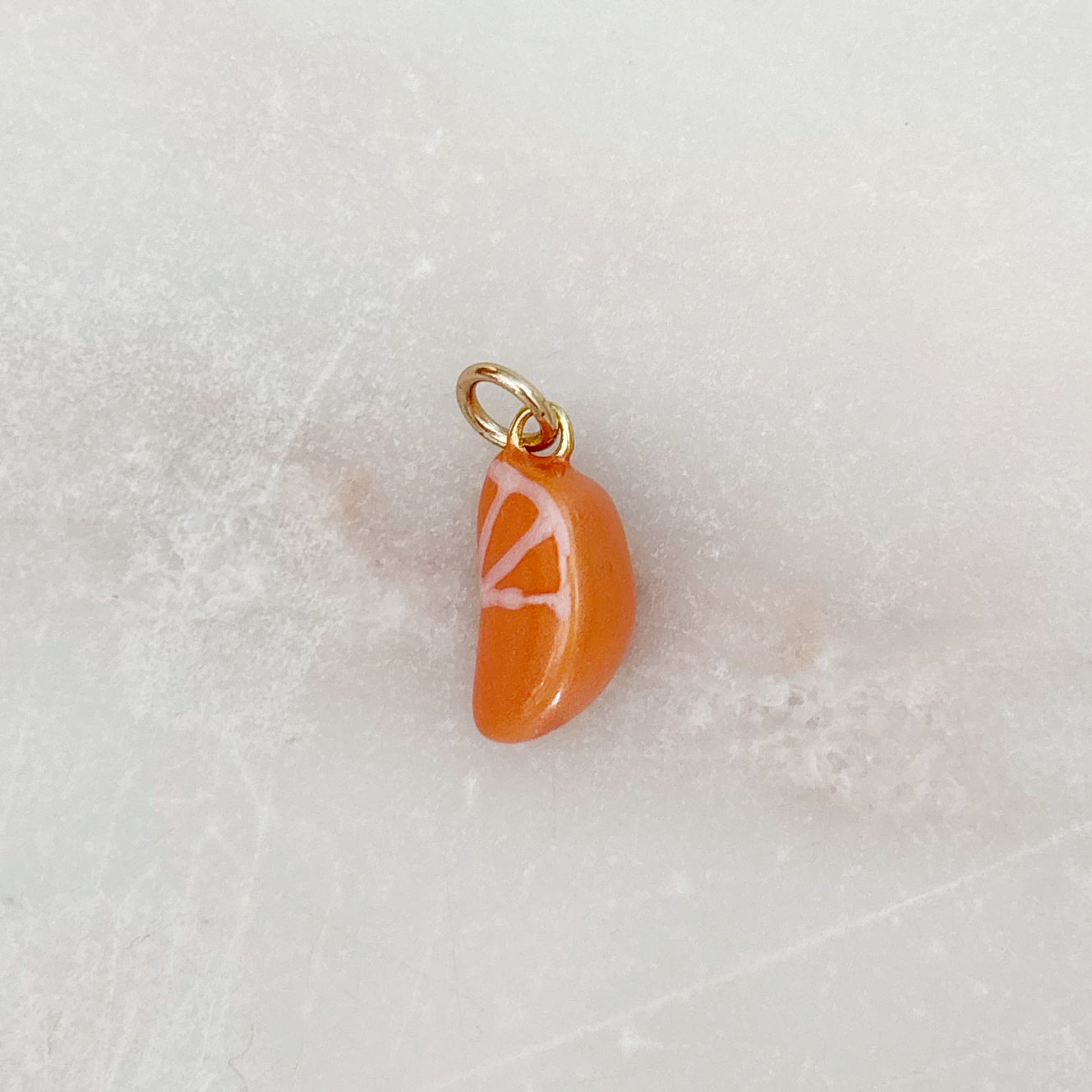 Orange Wedge Charm