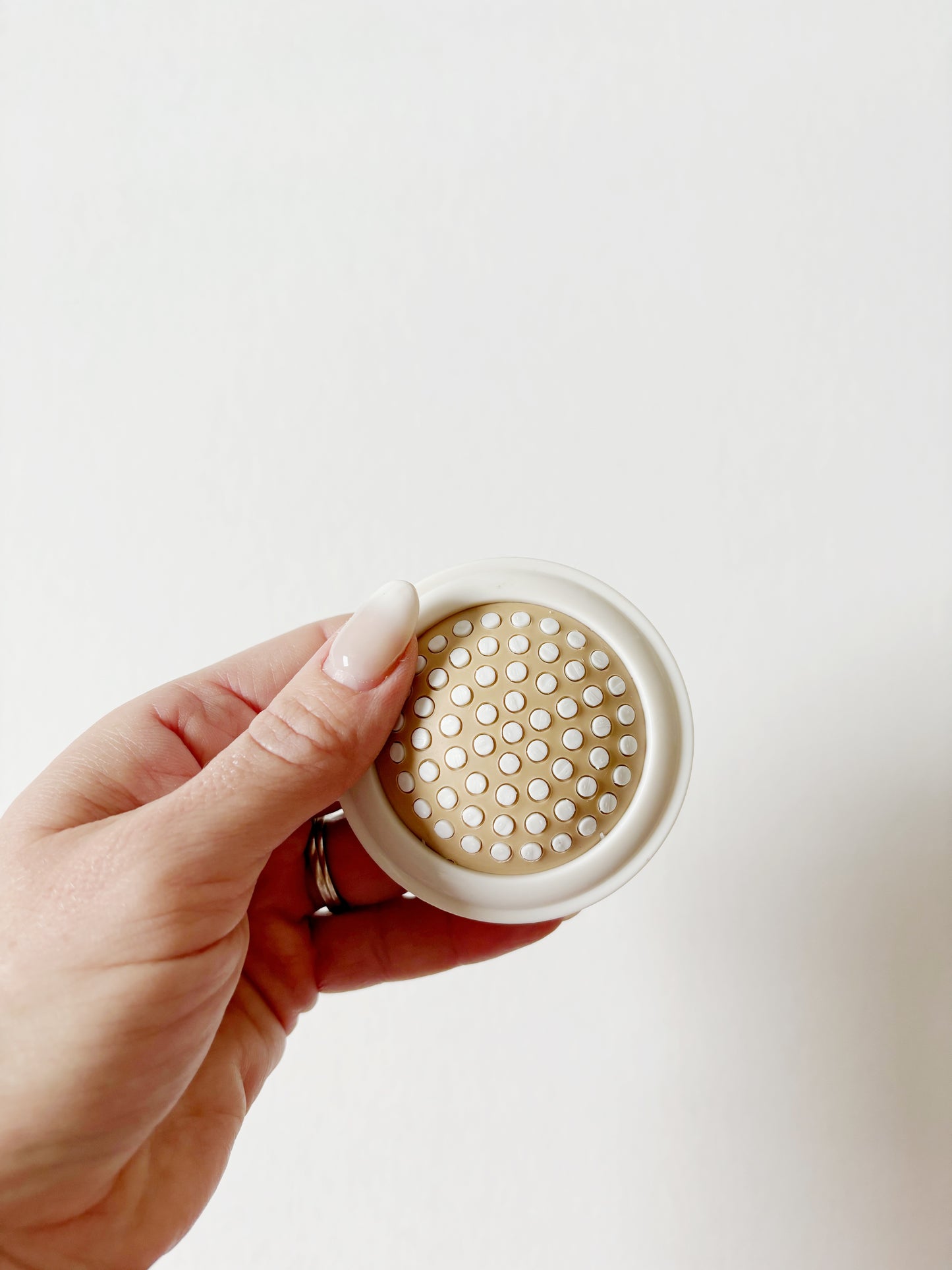 Mini Brush + Mirror -Ivory