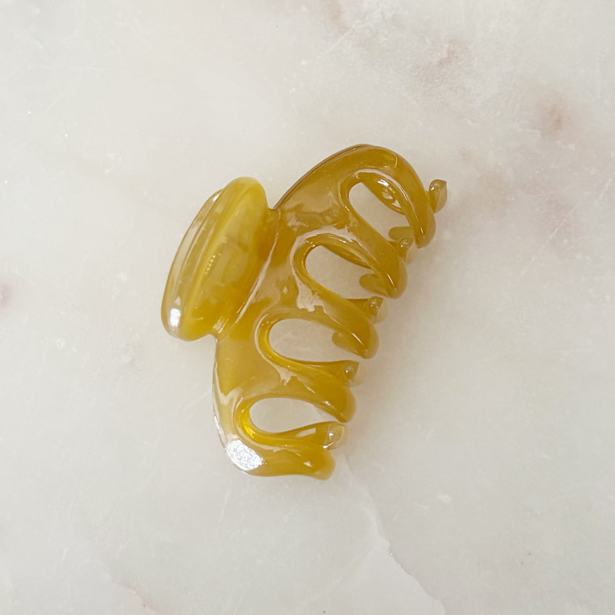 French Claw Hair Clip - Chartreuse Glaze