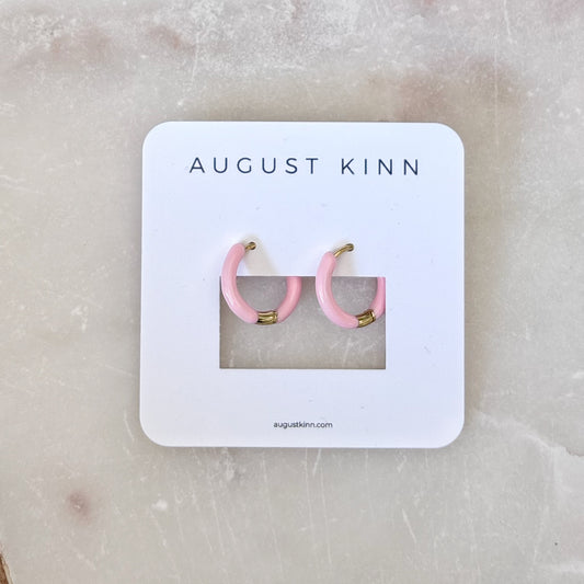 Alpen Earrings - Light Pink