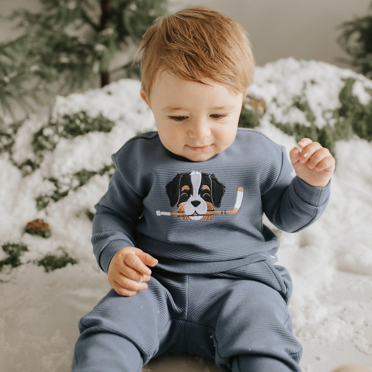Shirt and Pant Set - Hockey Dog