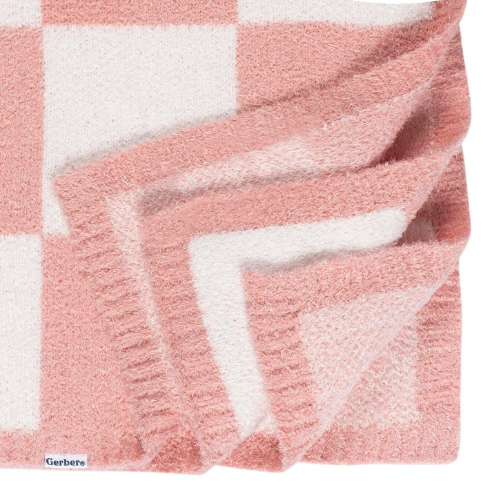 Soft Knit Baby Blanket - Pink