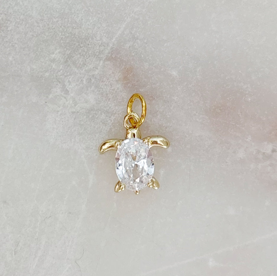 Turtle Charm - Gold