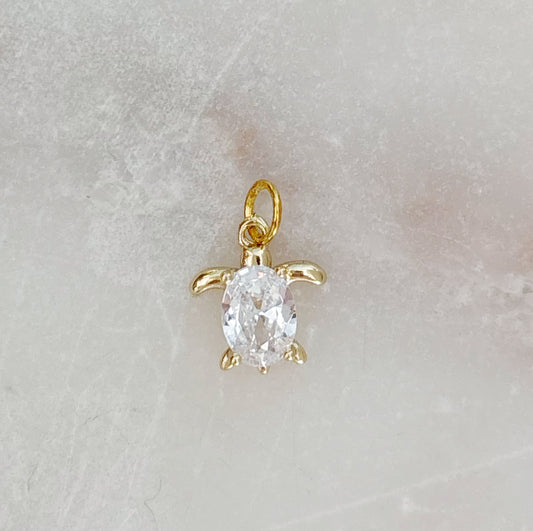 Turtle Charm - Gold