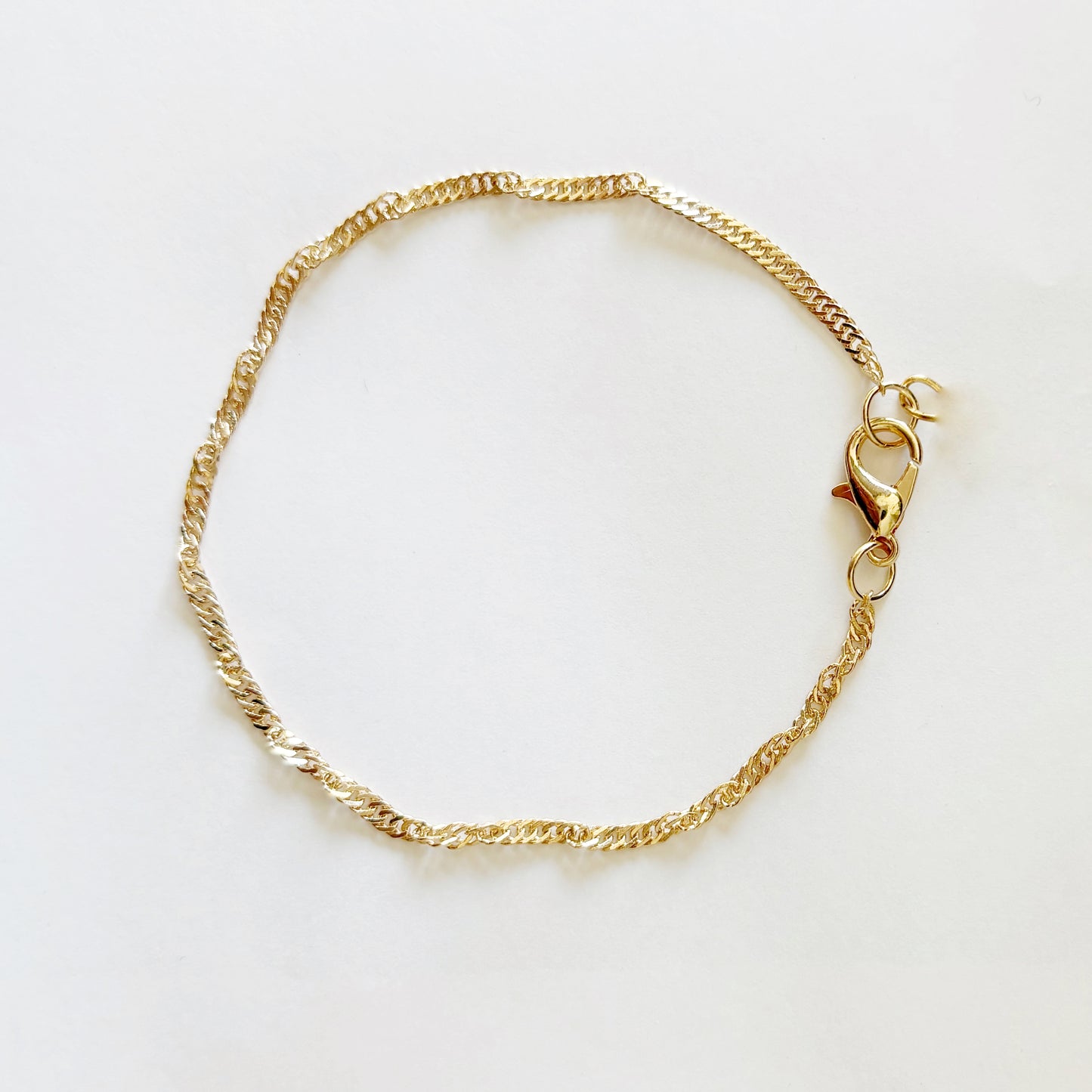 Gold Bracelet - Twisted Small