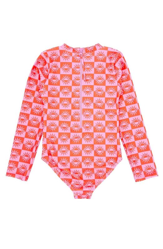 Wave Chaser Surf Suit - Hot Coral