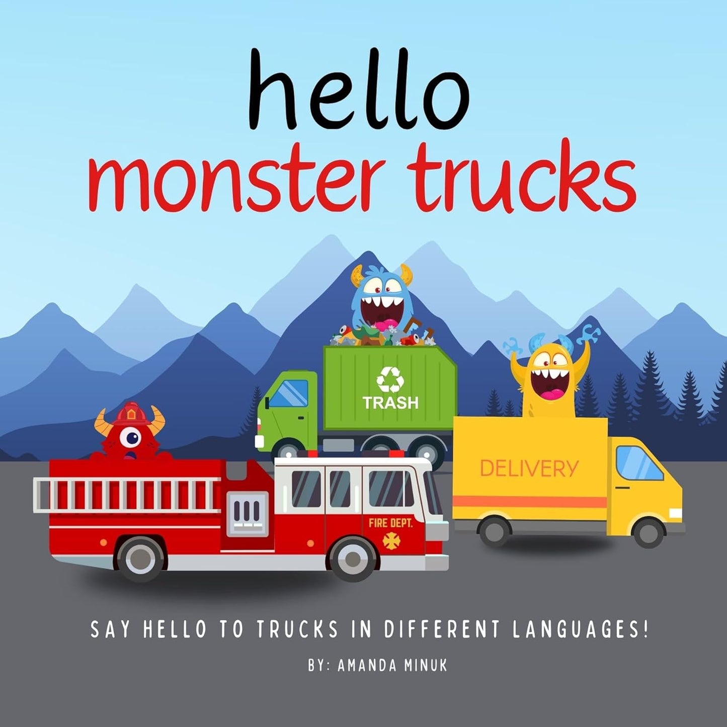 Hello Monster Trucks Book