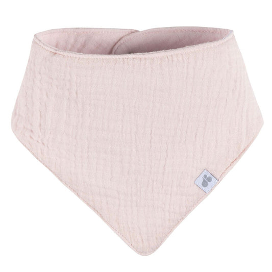Muslin Bandana Bib - Baby Pink