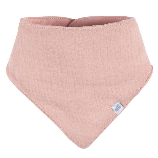 Muslin Bandana Bib - Pink