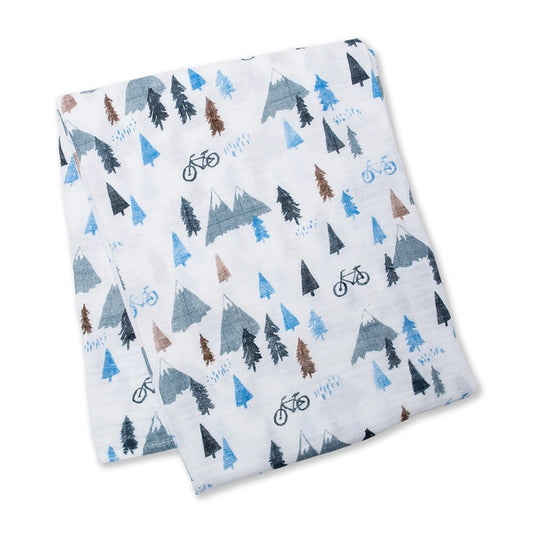 Cotton Muslin Swaddle - Mountain Top