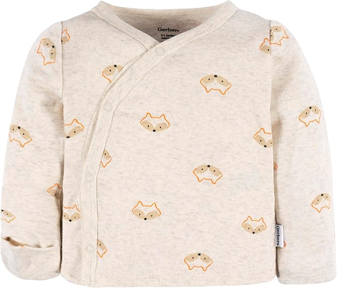 Two Piece Baby Set - Grey Foxes