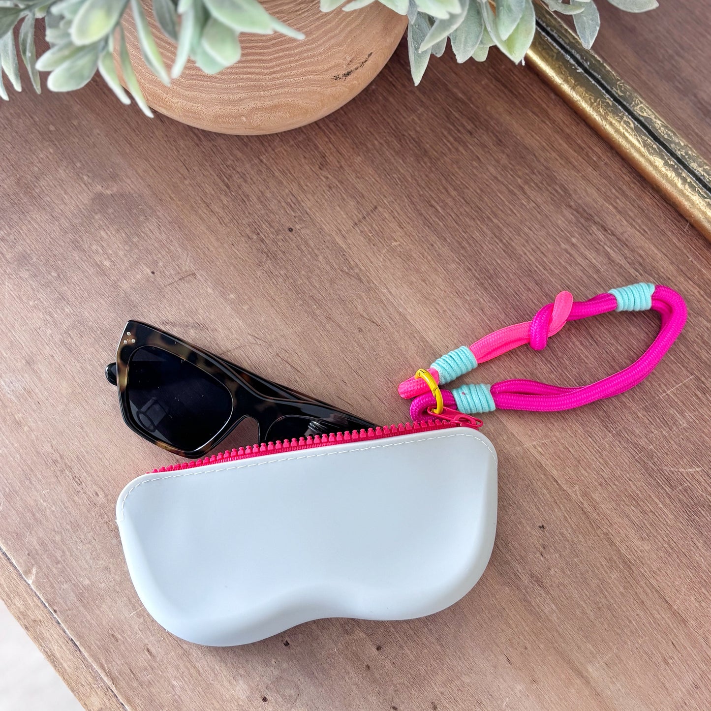 Silicone Sunglass Case - Grey