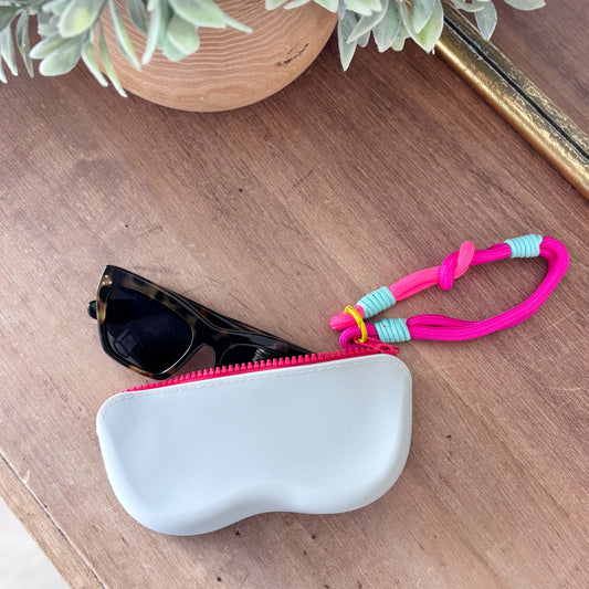 Silicone Sunglass Case - Grey