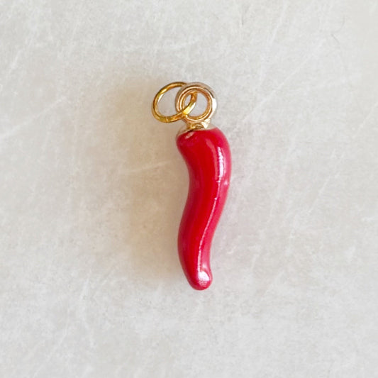 Enamel Chili Pepper Charm