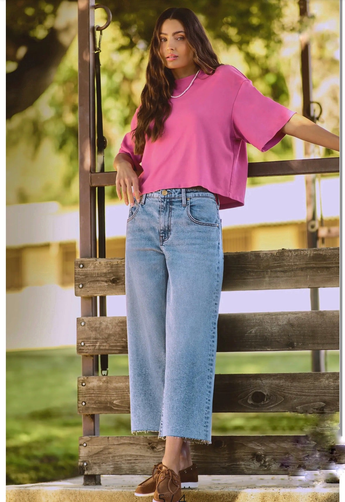 Gwen High Rise Wide Leg - Regard Wash