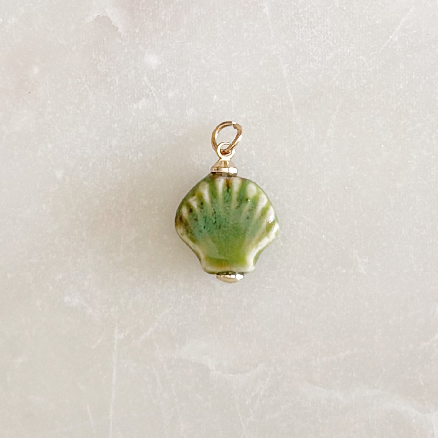 Shell Charm - Green
