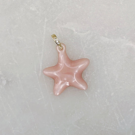 Starfish Charm - Pale Pink
