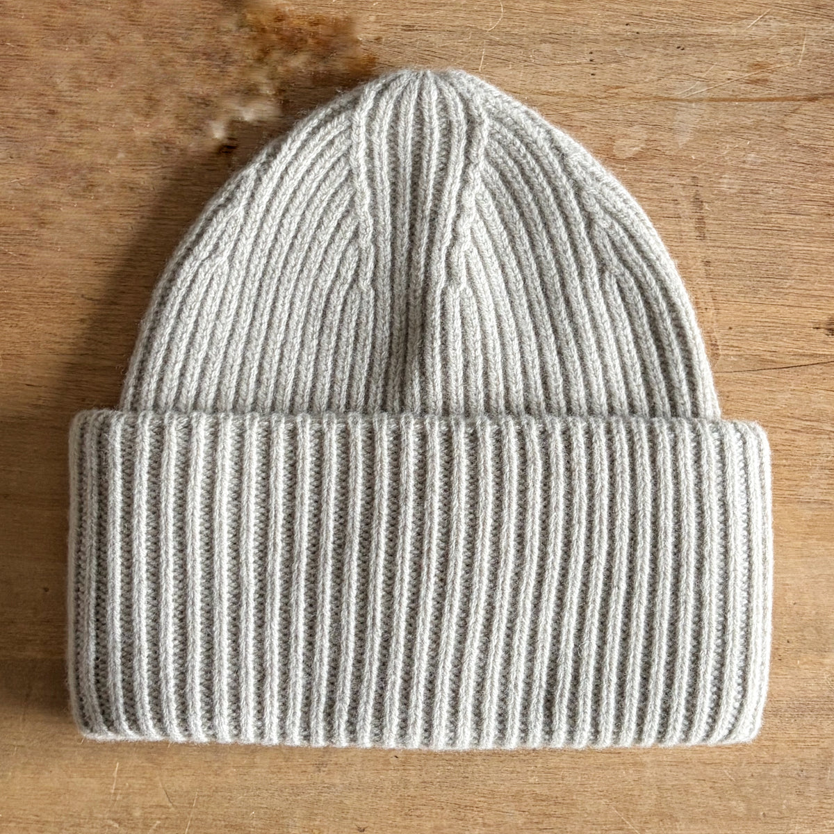 Lucy Merino Wool Beanie - Oatmeal