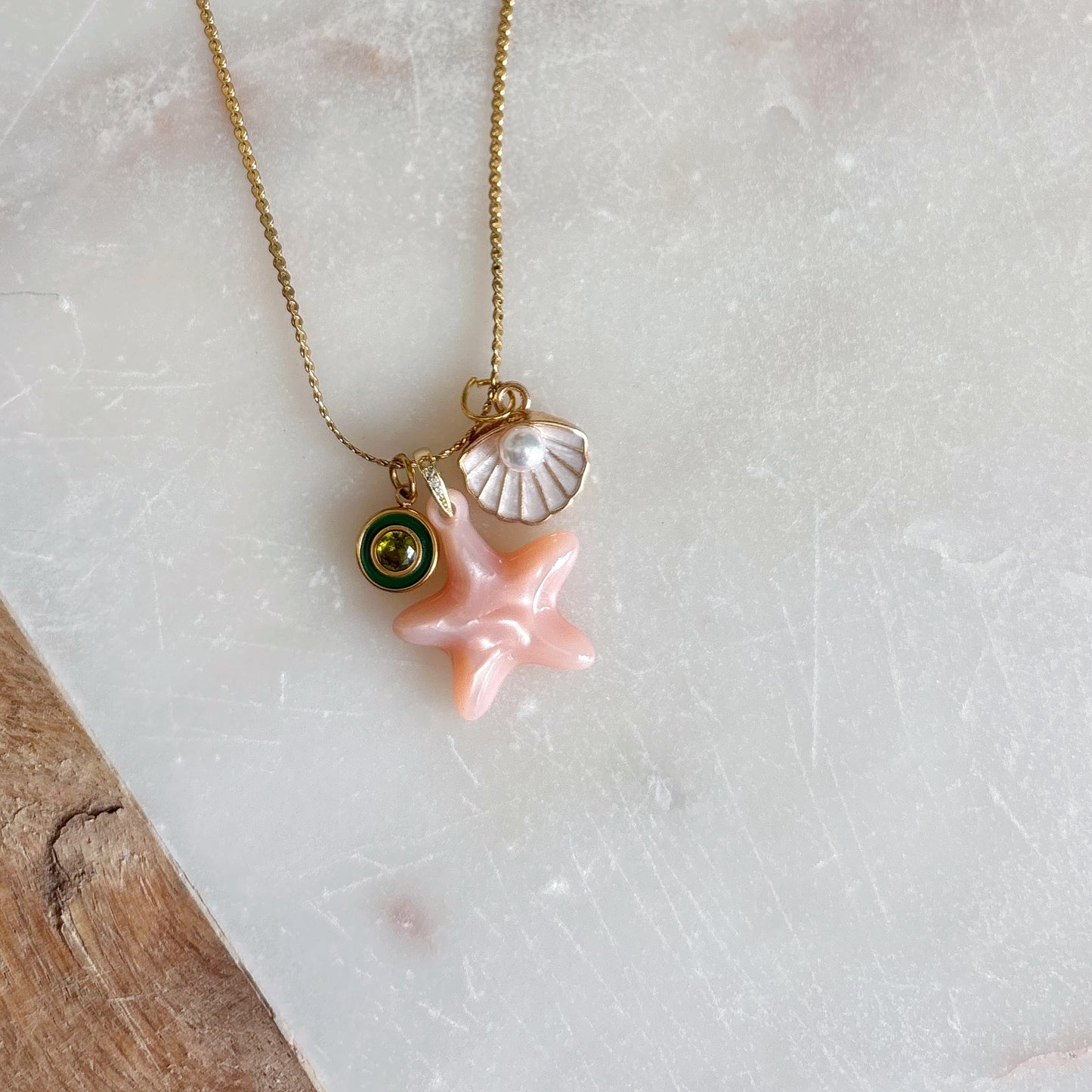 Oyster Pearl Charm