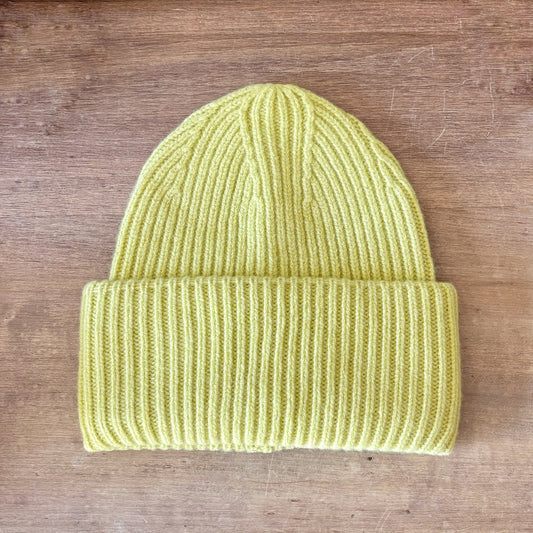 Lucy Beanie - Yellow Lime