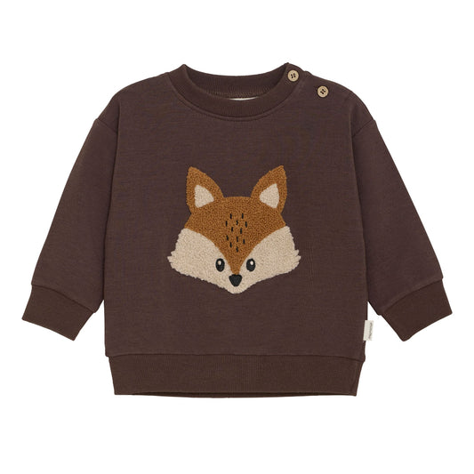 Fox Sweatshirt - Brown