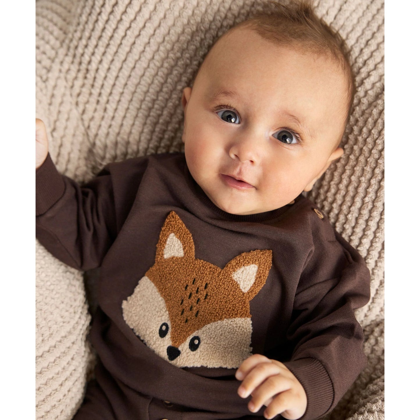 Fox Sweatshirt - Brown