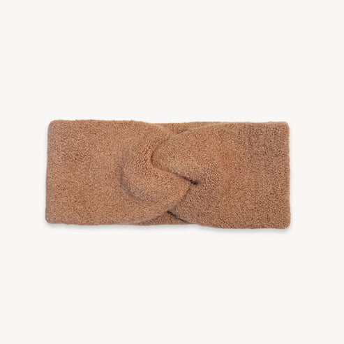 Twisted Baby Alpaca Headband - Affogato