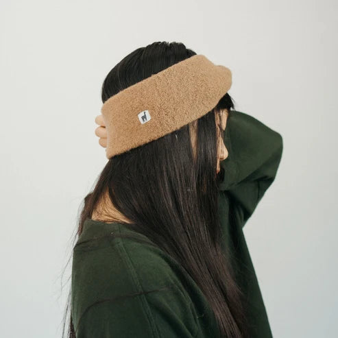 Twisted Baby Alpaca Headband - Affogato
