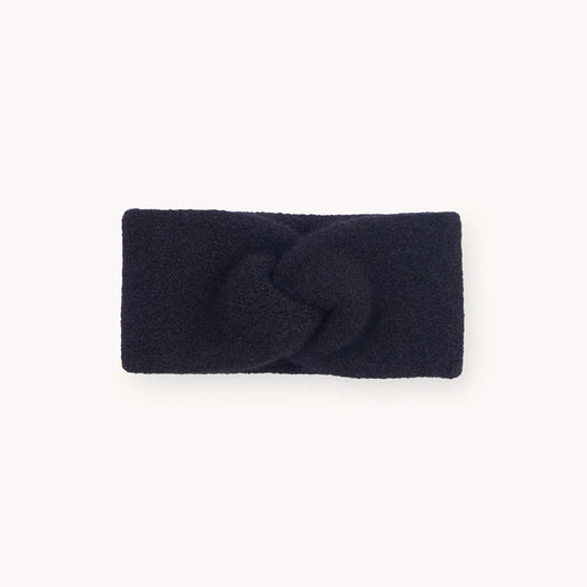 Twisted Baby Alpaca Headband - Black