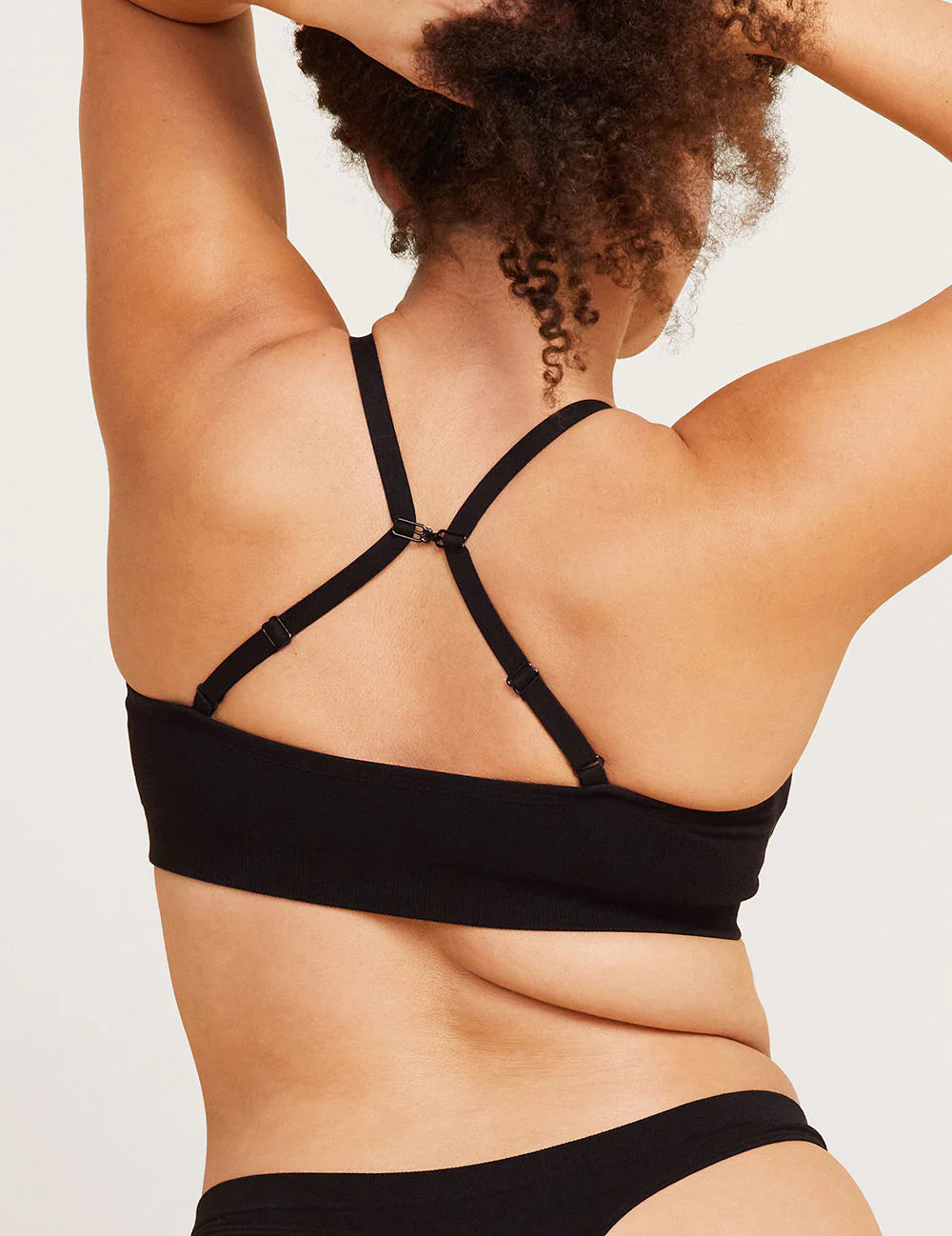 *Pre-Order* Wireless T-Shirt Bra - Black