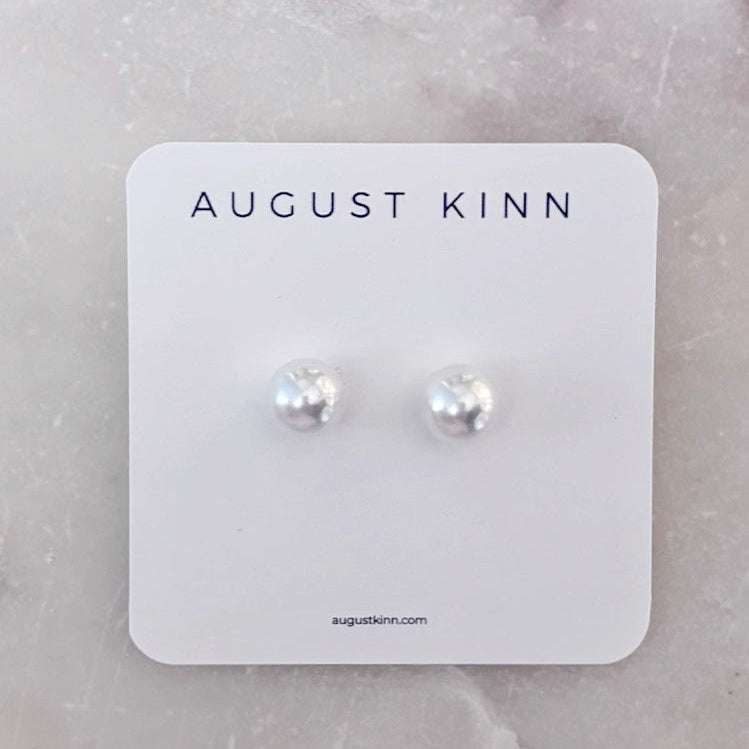 Stud Earrings - Pearl