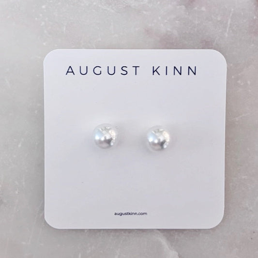 Stud Earrings - Pearl