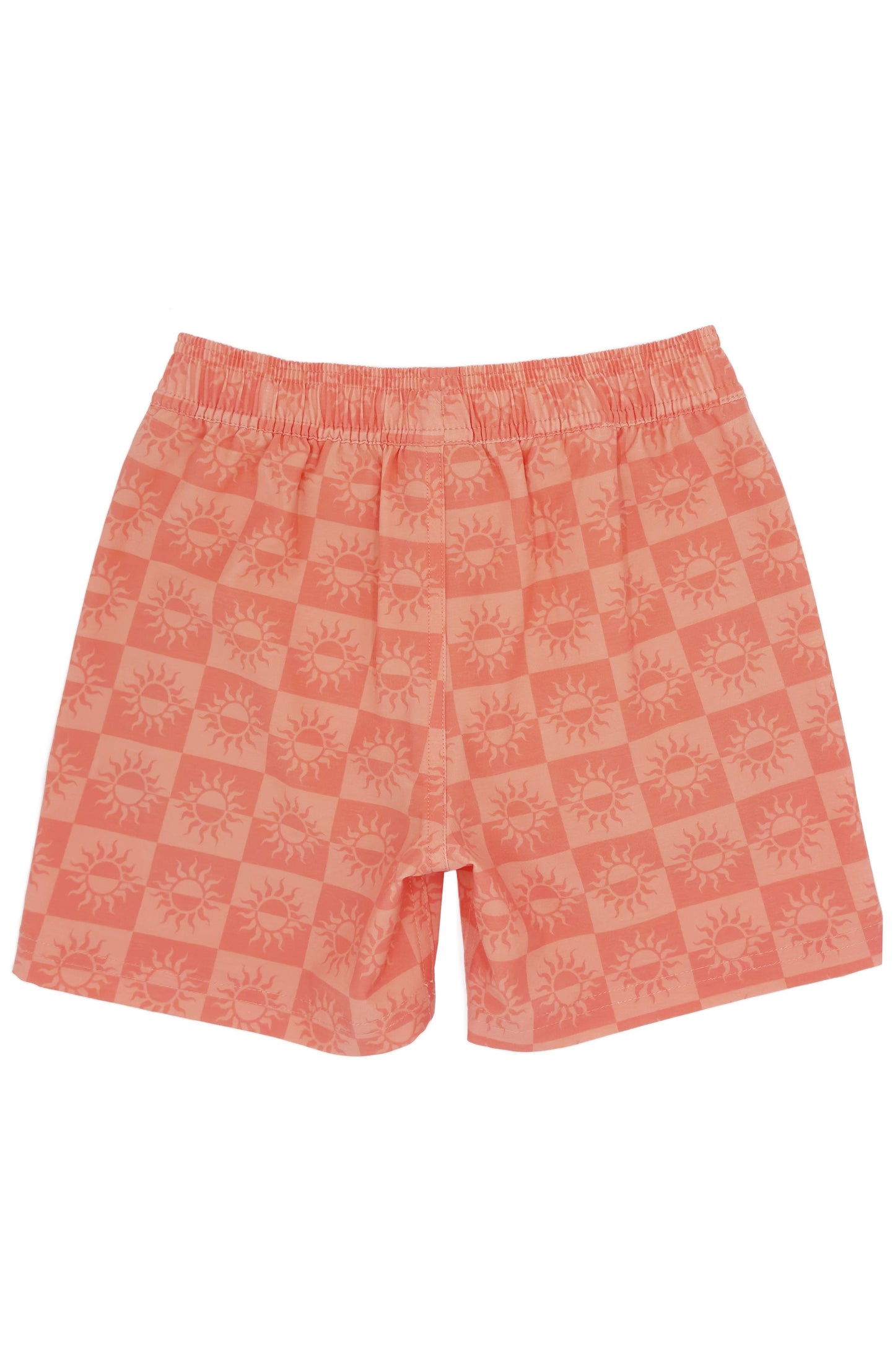 Sunrise Lined Volley Short - Hot Coral