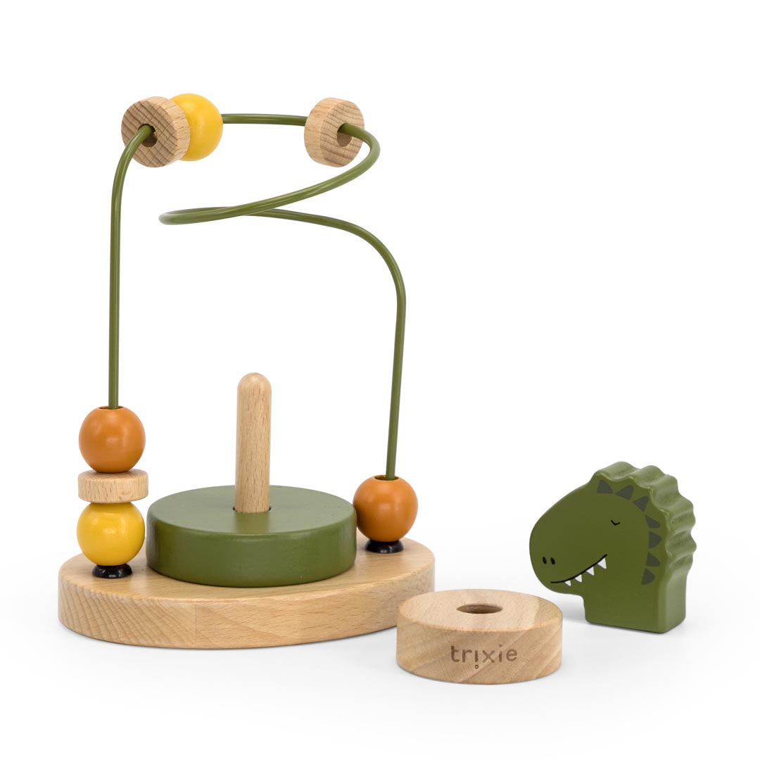 Wooden Beads Maze - Dino