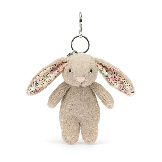 Blossom Bunny Bag Charm - Beige