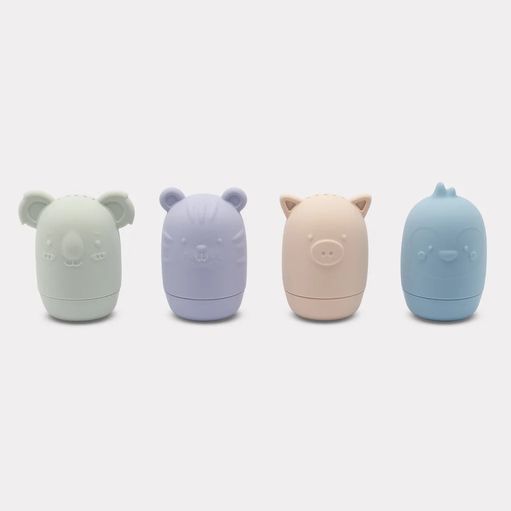 Bath Animal Squeezers (4 pack) - Shoreline