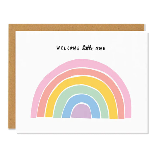 Colourful Card - Welcome Little One