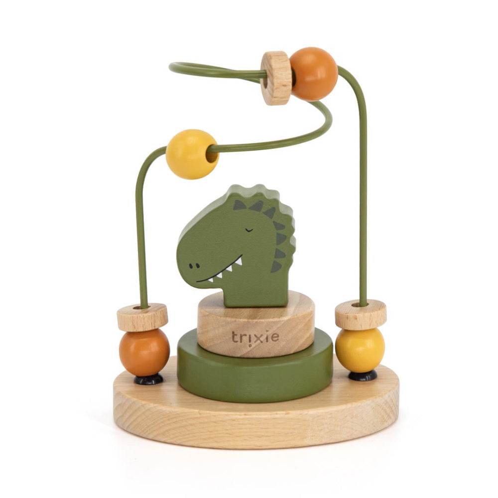 Wooden Beads Maze - Dino