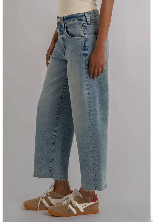 Gwen High Rise Wide Leg - Regard Wash