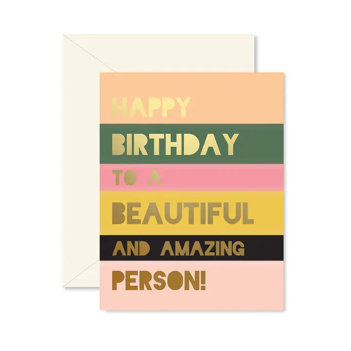 Birthday Card - Beautiful Person