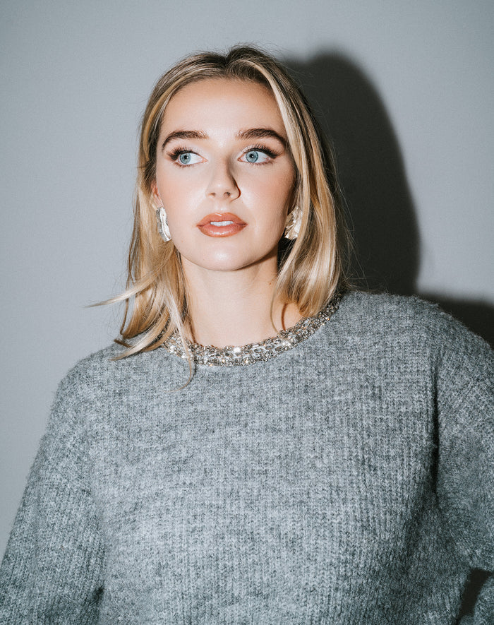 Blair Knit Crystal Crew