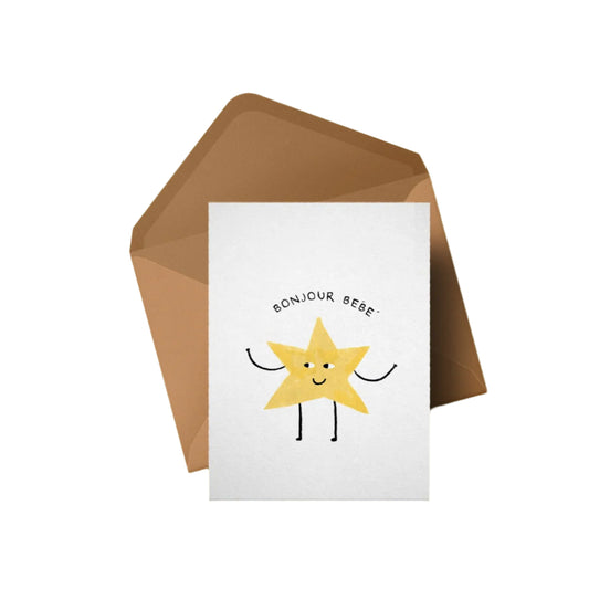 Bonjour Bebe Star Card