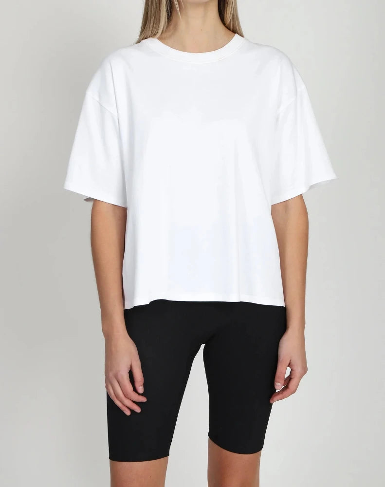 Boxy Tee - White