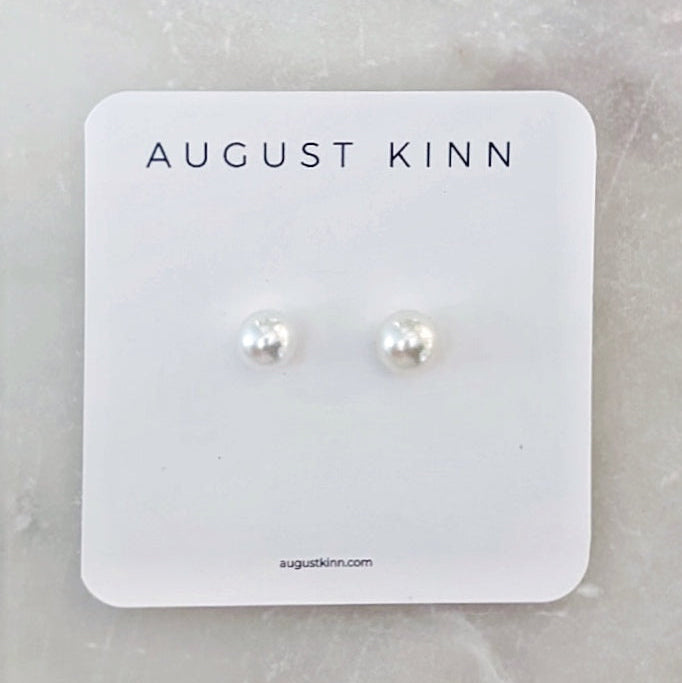 Stud Earrings - Pearl